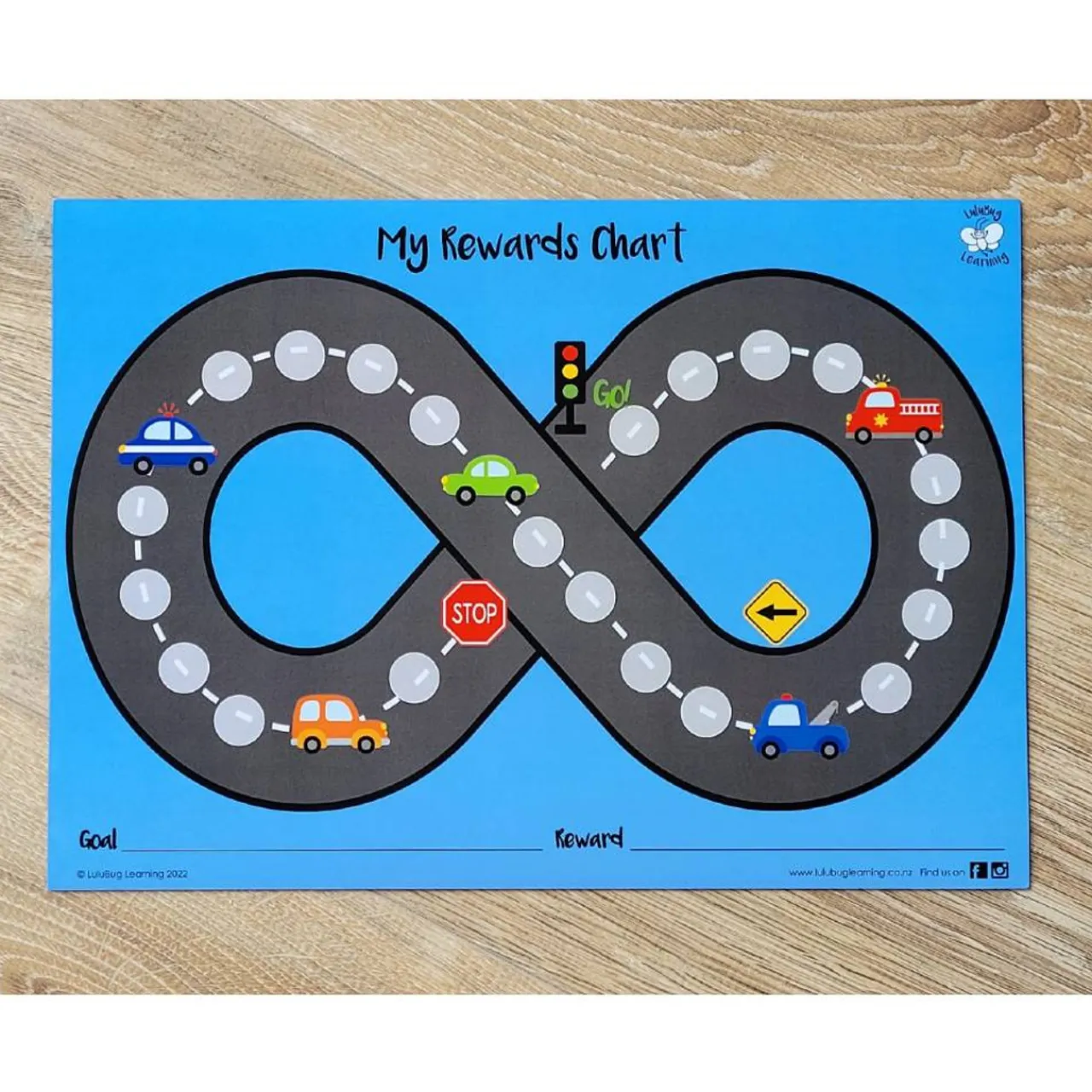 Books & Resources*Lulubug Learning Magnetic Rewards Chart with Marker Pen