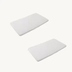 Big Bed Sheets|Bassinet & Co-Sleeper Bedding*Maxi Cosi Iris Travel Cot Sheet Set White