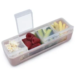 Lunchboxes, Snackboxes & Snack Bags|Lunch Boxes, Snack Boxes & Insulated Bags*Melii 4 Compartment Snackle Box