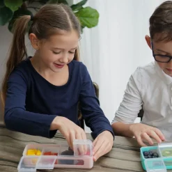 Lunchboxes, Snackboxes & Snack Bags|Lunch Boxes, Snack Boxes & Insulated Bags*Melii 4 Compartment Snackle Box