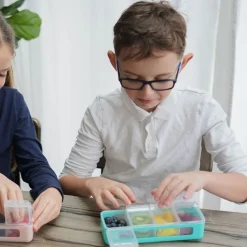 Lunchboxes, Snackboxes & Snack Bags|Lunch Boxes, Snack Boxes & Insulated Bags*Melii 4 Compartment Snackle Box