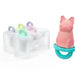 Bowls, Plates & Cutlery|Starting Solids*Melii 6 Piece Animal Ice Pops with Tray