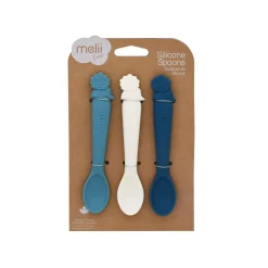 Bowls, Plates & Cutlery*Melii 3 Piece Silicone Spoons