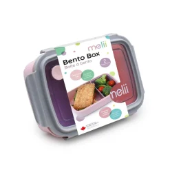 Grown Ups|Lunchboxes, Snackboxes & Snack Bags*Melii Bento Box with Removable Divider - 880ml - SECONDS