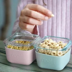 Lunchbox Accessories|Starting Solids*Melii Glass Containers with Silicone Sleeve 3 Pack