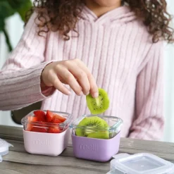 Lunchbox Accessories|Starting Solids*Melii Glass Containers with Silicone Sleeve 3 Pack