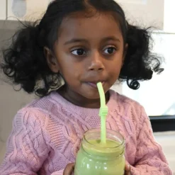 Sippy & Starter Cups*Melii Silicone Animal Straws with Cleaning Brush