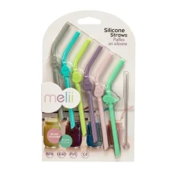 Sippy & Starter Cups*Melii Silicone Animal Straws with Cleaning Brush