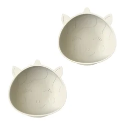 Bowls, Plates & Cutlery*Melii Silicone Suction Bowl 2 Pack