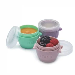 Lunchboxes, Snackboxes & Snack Bags|Starting Solids*Melii Snap & Go Pods 4 Pack - 4 oz