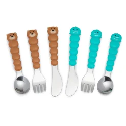 Lunchbox Accessories|Bowls, Plates & Cutlery*Melii Utensil Animal Set 6 Piece