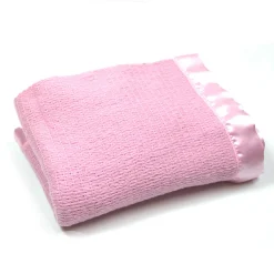 Pram Blankets|Bassinet & Co-Sleeper Bedding*Nz Wool Blankets Merino Thermacell Blanket - Satin Edge