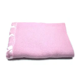Pram Blankets|Bassinet & Co-Sleeper Bedding*Nz Wool Blankets Merino Thermacell Blanket - Satin Edge