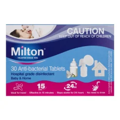 First Aid & Family Health*Milton Anti-Bacterial Tablets 30 pack