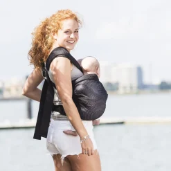 Twin Carriers|Buckle Carriers*Minimonkey Twin Carrier - Mesh Black