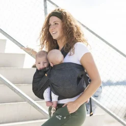 Twin Carriers|Buckle Carriers*Minimonkey Twin Carrier - Mesh Black