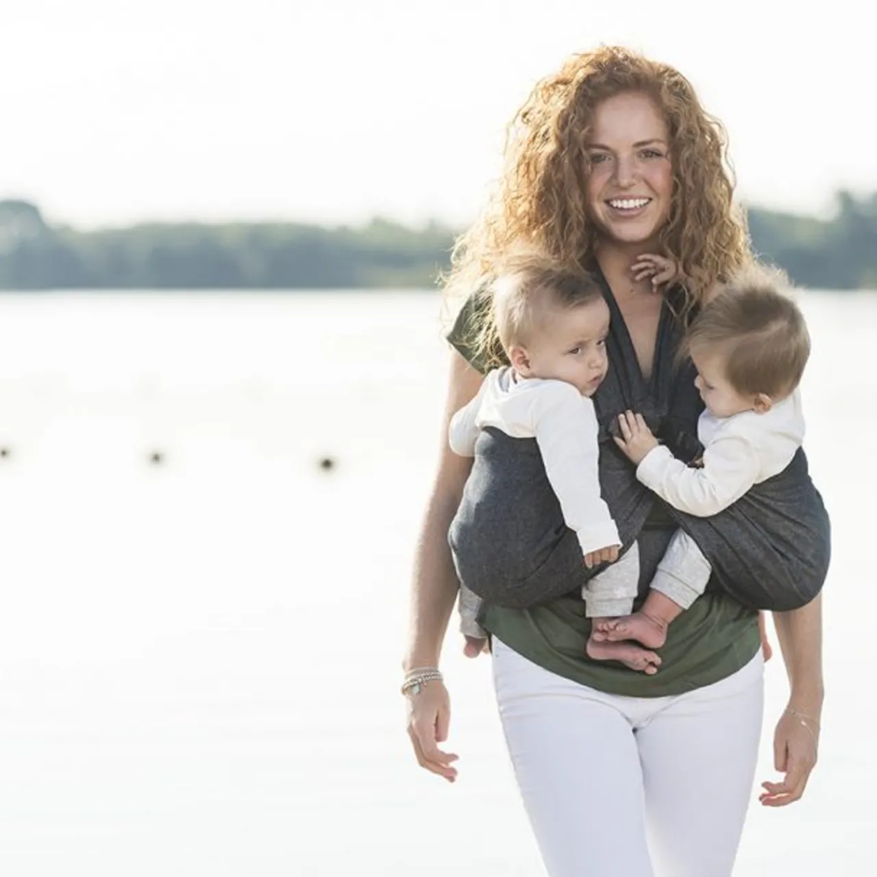 Twin Carriers|Buckle Carriers*Minimonkey Twin Carrier - Mesh Black