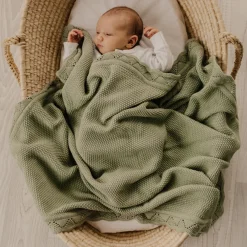 Baby Blankets & Quilts*Mod & Tod Scalloped Edge Heirloom Blanket