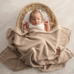 Baby Blankets & Quilts*Mod & Tod Scalloped Edge Heirloom Blanket