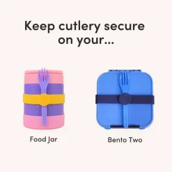 Lunchbox Accessories*MontiiCo Silicone Cutlery Band