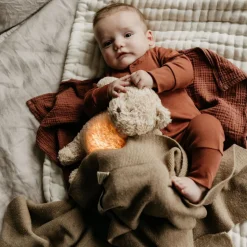 Night Lights|Comforters & Soft Toys*Moonie - The Organic Humming Bear Sand Natur
