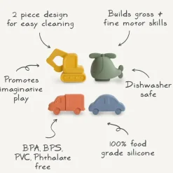 Bath Toys*Mushie Bath Play Set - Vehicles