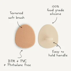 Baby Care|Skincare & Grooming*Mushie Cradle Cap Brush 2pk