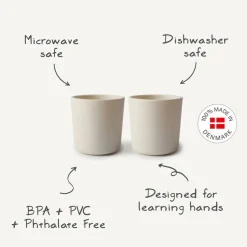 Sippy & Starter Cups*Mushie Dinnerware Cup 2pc