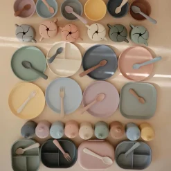 Bowls, Plates & Cutlery*Mushie Dinnerware Round Plate 2pc