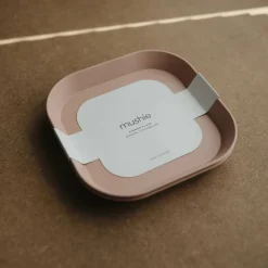 Bowls, Plates & Cutlery*Mushie Dinnerware Square Plate 2pc