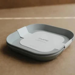 Bowls, Plates & Cutlery*Mushie Dinnerware Square Plate 2pc