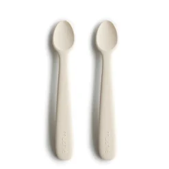 Starting Solids|Bowls, Plates & Cutlery*Mushie Silicone Feeding Spoons 2pk