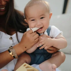 Teeth & Teethers*Mushie Silicone Finger Toothbrush 2pk