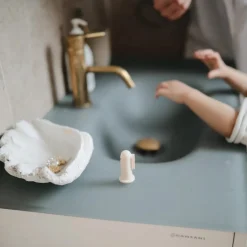 Teeth & Teethers*Mushie Silicone Finger Toothbrush 2pk