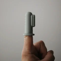 Teeth & Teethers*Mushie Silicone Finger Toothbrush 2pk