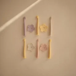 Teeth & Teethers*Mushie Silicone Flower Training Toothbrush