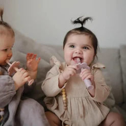 Teeth & Teethers*Mushie Silicone Flower Training Toothbrush