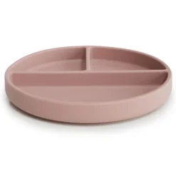 Bowls, Plates & Cutlery|Starting Solids*Mushie Silicone Suction Plate (Divided Plate)