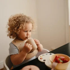 Sippy & Starter Cups*Mushie Silicone Training Cup & Straw