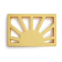 Teeth & Teethers*Mushie Sun Teether Muted Yellow