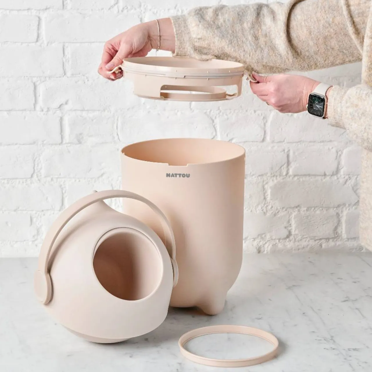 Nappies, Wipes & Wet Bags*Nattou DROPY Nappy Bin