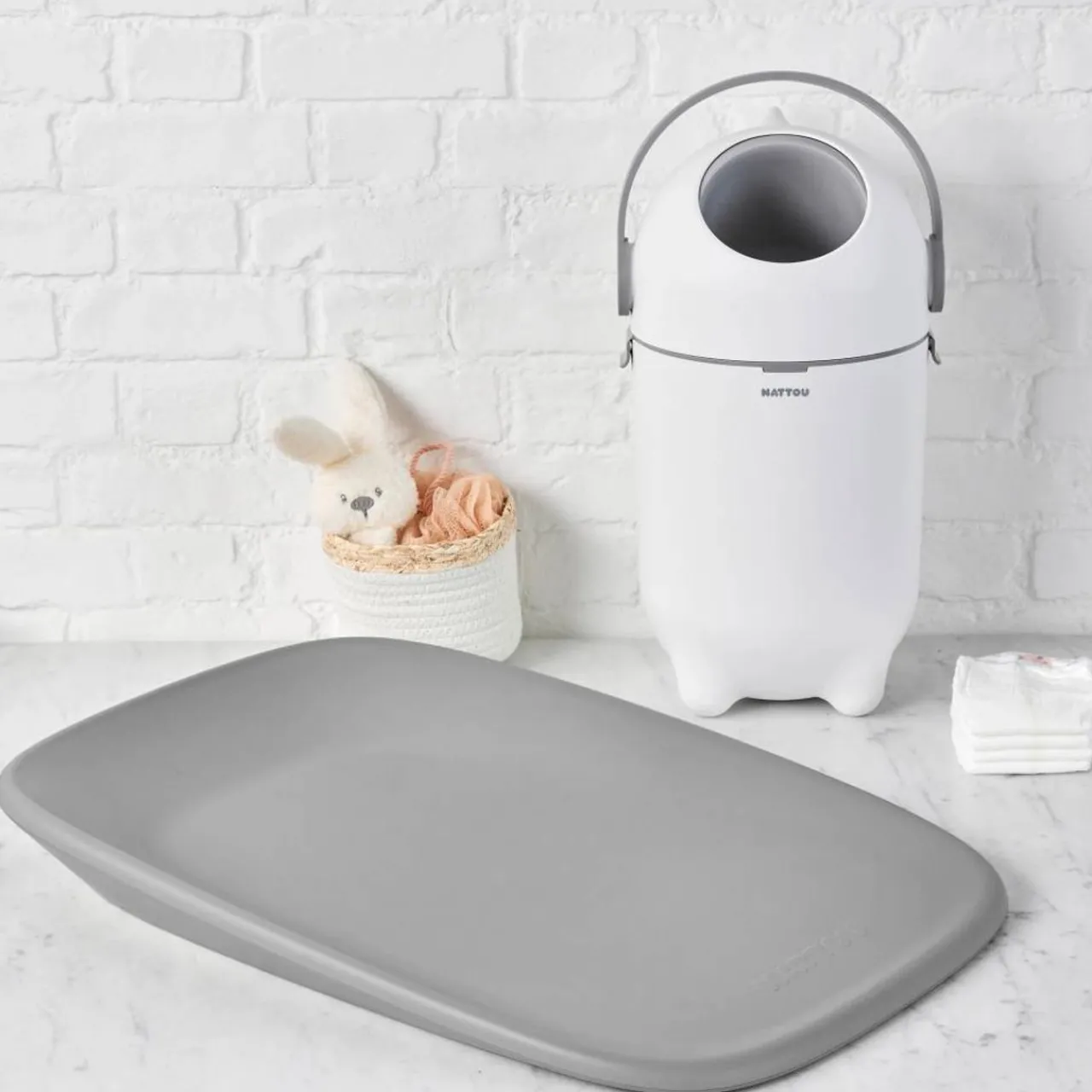 Nappies, Wipes & Wet Bags*Nattou DROPY Nappy Bin