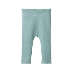 Tops & Pants*Nature Baby Cotton Rib Honey Pants Powder Blue