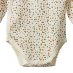Bodysuits & Singlets*Nature Baby Long Sleeve Cotton Kimono Bodysuit