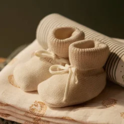 Accessories*Nature Baby Merino Drawstring Booties