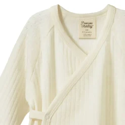 Sleepwear & Pjs|Merino Clothing & Sleepwear*Nature Baby Merino Kimono Pointelle Stretch & Grow