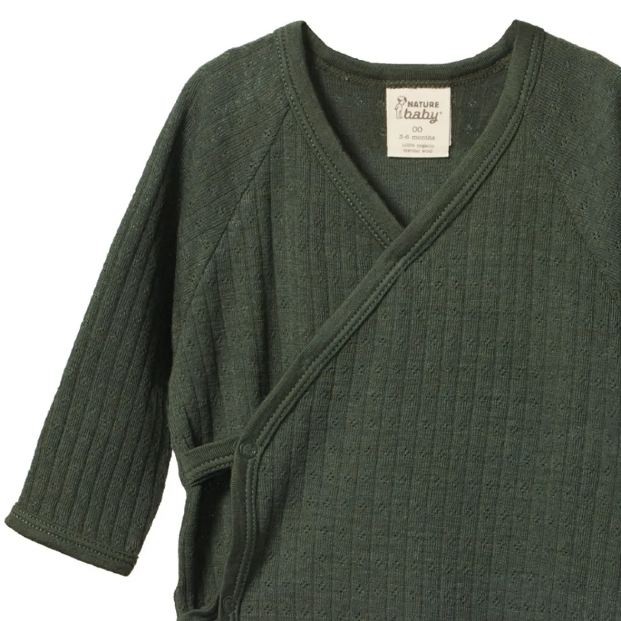 Sleepwear & Pjs|Merino Clothing & Sleepwear*Nature Baby Merino Kimono Pointelle Stretch & Grow