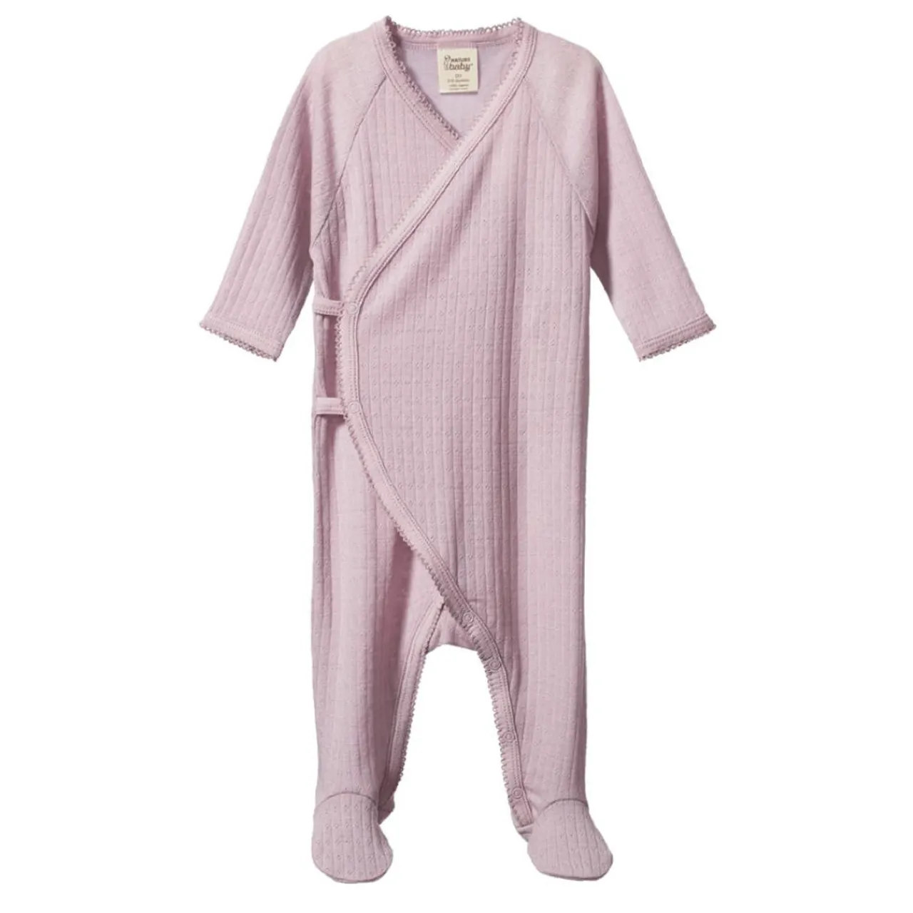 Sleepwear & Pjs|Merino Clothing & Sleepwear*Nature Baby Merino Kimono Pointelle Stretch & Grow