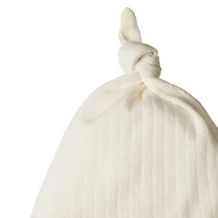 Accessories*Nature Baby Merino Pointelle Knotted Beanie