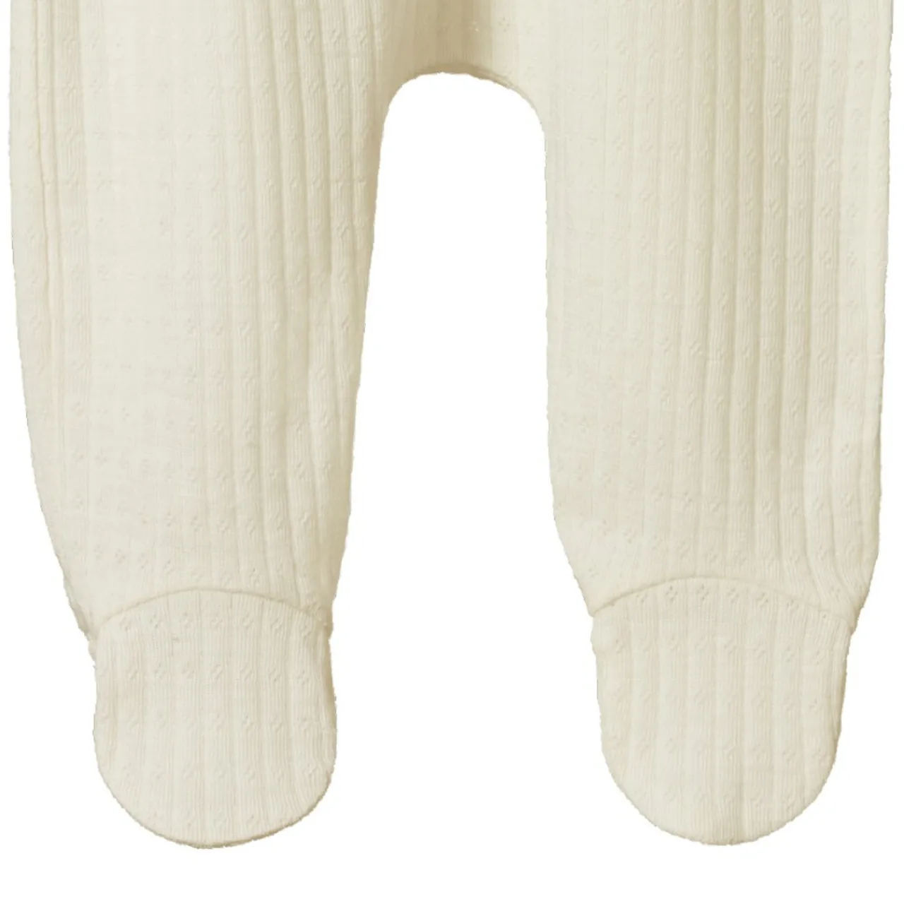 Tops & Pants|Merino Clothing & Sleepwear*Nature Baby Merino Pointelle Footed Romper Natural